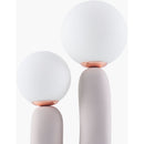 Modern European furniture - Double Round Glass Table Lamp S - www.oroatrade.com