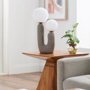 Modern European furniture - Double Round Glass Table Lamp S - www.oroatrade.com