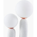 Modern European furniture - Double Round Glass Table Lamp S - www.oroatrade.com
