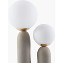 Hospitality furniture - Double Round Glass Table Lamp L - www.oroatrade.com