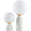Hospitality furniture - Double Round Glass Table Lamp L - www.oroatrade.com