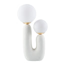 Hospitality furniture - Double Round Glass Table Lamp L - www.oroatrade.com