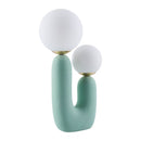 Hospitality furniture - Double Round Glass Table Lamp L - www.oroatrade.com