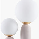 Hospitality furniture - Double Round Glass Table Lamp L - www.oroatrade.com