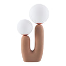 Modern European furniture - Double Round Glass Table Lamp S - www.oroatrade.com