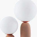 Modern European furniture - Double Round Glass Table Lamp S - www.oroatrade.com