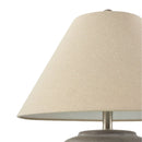 Hospitality furniture - Glazed Gray Ceramic Table Lamp - www.oroatrade.com