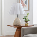 Hospitality furniture - Brown Concrete Cotton Table Lamp - www.oroatrade.com