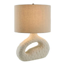 Hospitality furniture - White Carved Accent Table Lamp - www.oroatrade.com