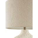 Hospitality furniture - White Carved Accent Table Lamp - www.oroatrade.com