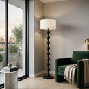 Contract furniture - Wood Veneer Accent Floor Lamp - www.oroatrade.com