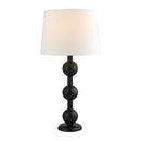 Hospitality furniture - Triple Orb Rubberwood Table Lamp - www.oroatrade.com
