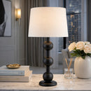 Hospitality furniture - Triple Orb Rubberwood Table Lamp - www.oroatrade.com