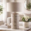 Hospitality furniture - Distressed Finish Accent Table Lamp - www.oroatrade.com