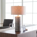 Hospitality furniture - Distressed Finish Accent Table Lamp - www.oroatrade.com