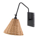 Hospitality furniture - Conical Rattan Wall Lamp - www.oroatrade.com