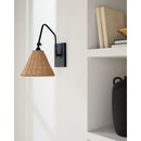 Hospitality furniture - Conical Rattan Wall Lamp - www.oroatrade.com