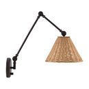 Hospitality furniture - Rattan Adjustable-Arm Wall Lamp - www.oroatrade.com