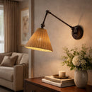 Hospitality furniture - Rattan Adjustable-Arm Wall Lamp - www.oroatrade.com