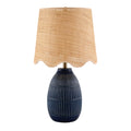 Hospitality furniture - Scalloped Beige Jute Table Lamp - www.oroatrade.com