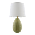 Hospitality furniture - Scalloped Linen Ceramic Table Lamp - www.oroatrade.com