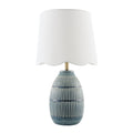 Hospitality furniture - Scalloped Linen Ceramic Table Lamp - www.oroatrade.com