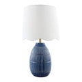 Hospitality furniture - Scalloped Linen Ceramic Table Lamp - www.oroatrade.com