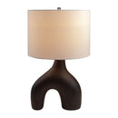 Contract furniture - Cotton Shade Arched Table Lamp - www.oroatrade.com