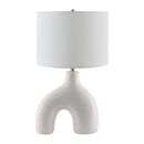 Contract furniture - Cotton Shade Arched Table Lamp - www.oroatrade.com