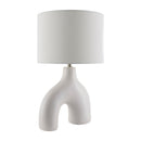 Contract furniture - Cotton Shade Arched Table Lamp - www.oroatrade.com