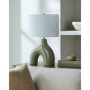 Contract furniture - Cotton Shade Arched Table Lamp - www.oroatrade.com
