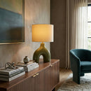 Contract furniture - Cotton Shade Arched Table Lamp - www.oroatrade.com