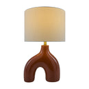 Contract furniture - Cotton Shade Arched Table Lamp - www.oroatrade.com