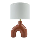 Contract furniture - Cotton Shade Arched Table Lamp - www.oroatrade.com