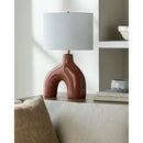 Contract furniture - Cotton Shade Arched Table Lamp - www.oroatrade.com