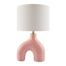 Contract furniture - Cotton Shade Arched Table Lamp - www.oroatrade.com
