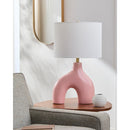 Contract furniture - Cotton Shade Arched Table Lamp - www.oroatrade.com