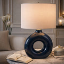 Hospitality furniture - Ceramic Ring Accent Table Lamp - www.oroatrade.com