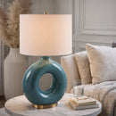 Hospitality furniture - Ceramic Ring Accent Table Lamp - www.oroatrade.com