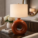 Hospitality furniture - Ceramic Ring Accent Table Lamp - www.oroatrade.com