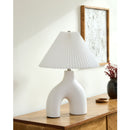 Hospitality furniture - Pleated Fabric Arched Table Lamp - www.oroatrade.com