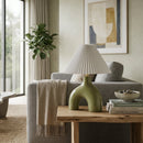 Hospitality furniture - Pleated Fabric Arched Table Lamp - www.oroatrade.com
