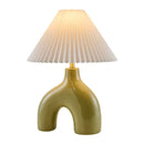 Hospitality furniture - Pleated Fabric Arched Table Lamp - www.oroatrade.com
