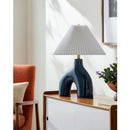Hospitality furniture - Pleated Fabric Arched Table Lamp - www.oroatrade.com