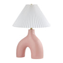Hospitality furniture - Pleated Fabric Arched Table Lamp - www.oroatrade.com