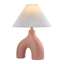 Hospitality furniture - Pleated Fabric Arched Table Lamp - www.oroatrade.com