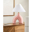 Hospitality furniture - Pleated Fabric Arched Table Lamp - www.oroatrade.com