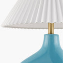 Hospitality furniture - Pleated Fabric Arched Table Lamp - www.oroatrade.com