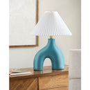 Hospitality furniture - Pleated Fabric Arched Table Lamp - www.oroatrade.com