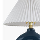 Hospitality furniture - Pleated White Fabric Table Lamp - www.oroatrade.com